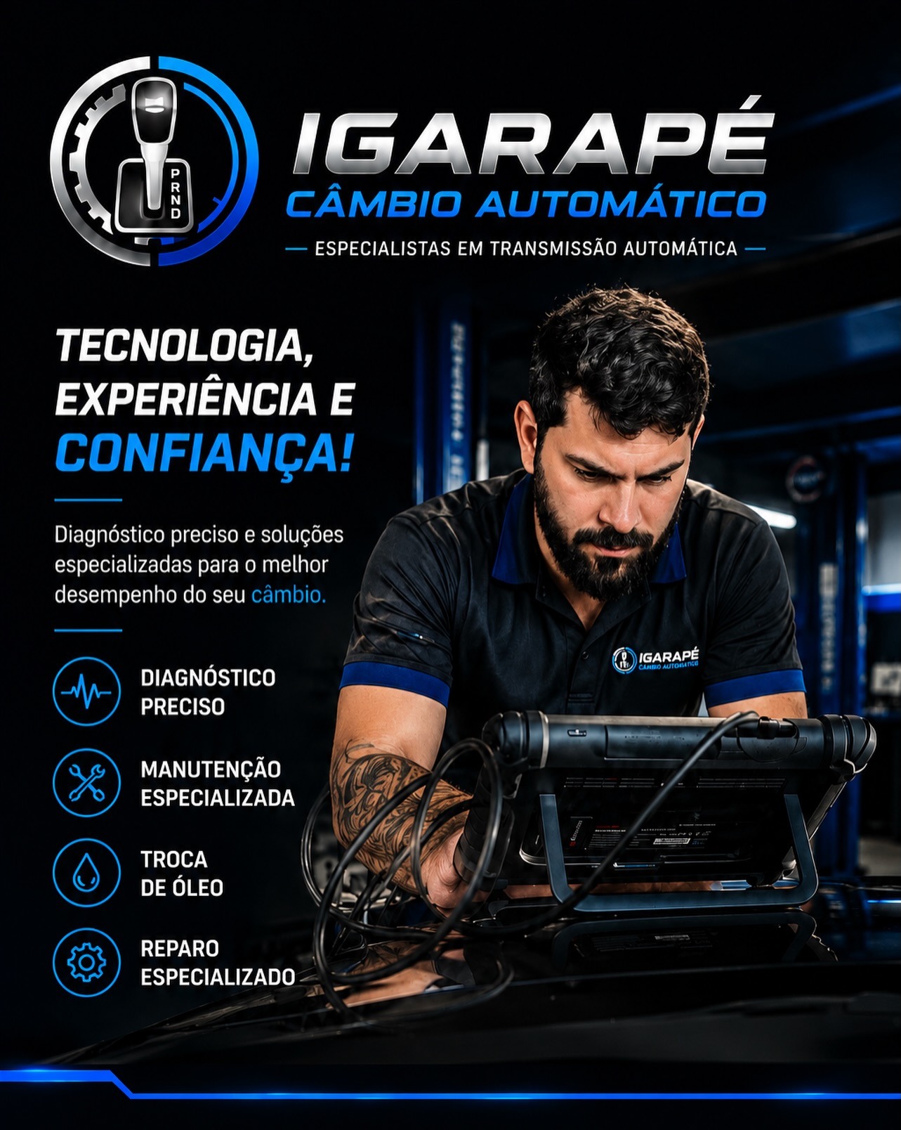 Post do Instagram: tecnologia, experiência e confiança